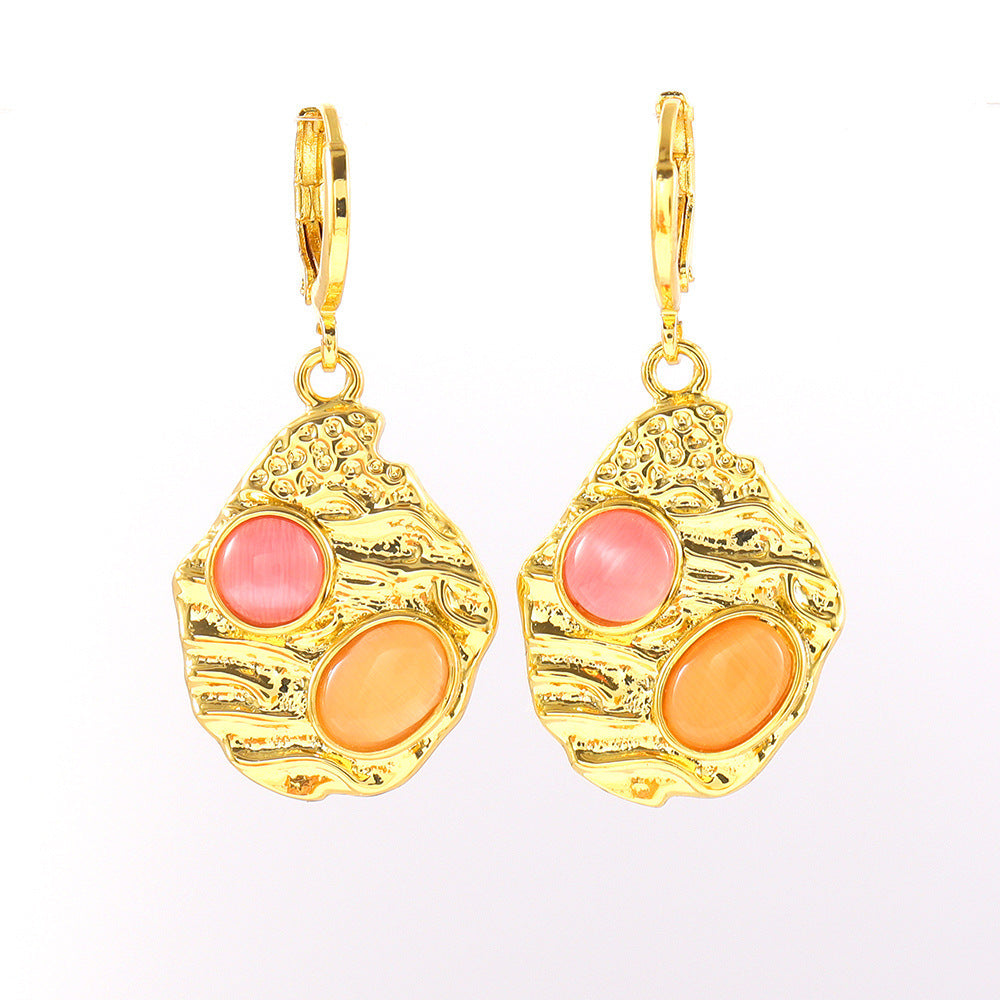 New Starry Deer Dripping Bird Rhinestone Earrings