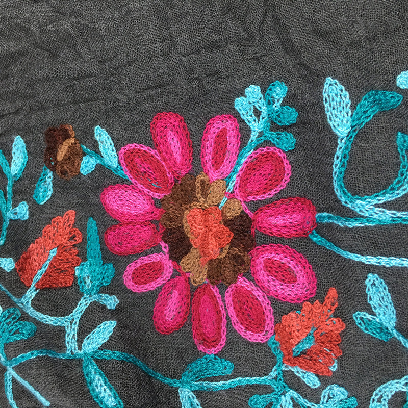 Indian Nibor Cotton And Linen Scarf