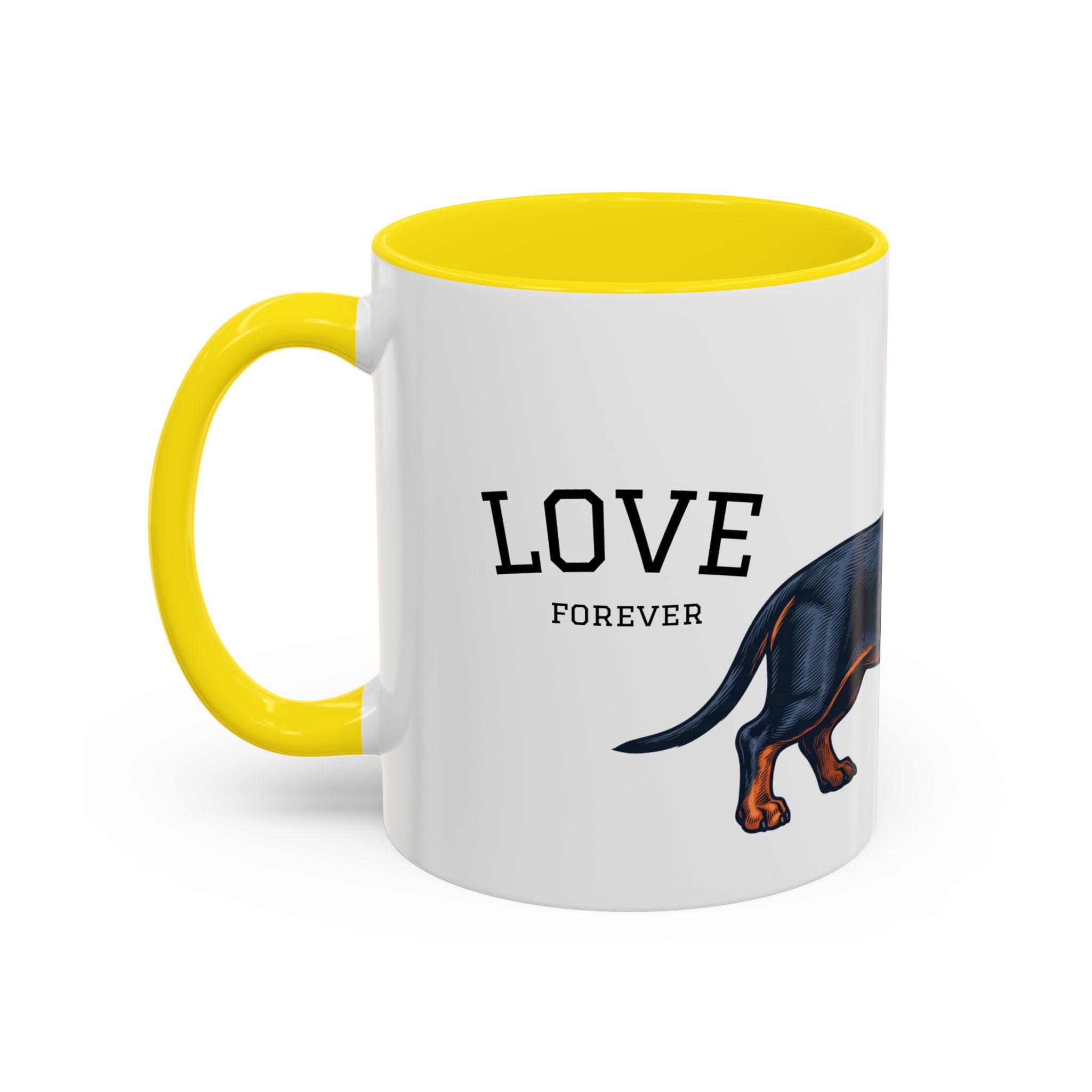 Keramik Tasse "Dackel Love"