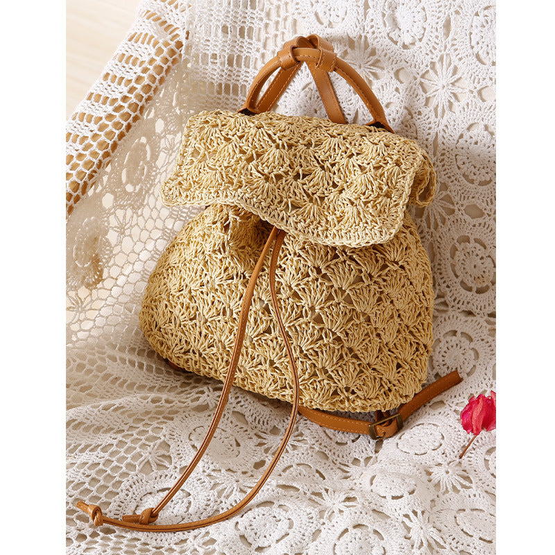 Seaside beach vacation straw bag leisure bag