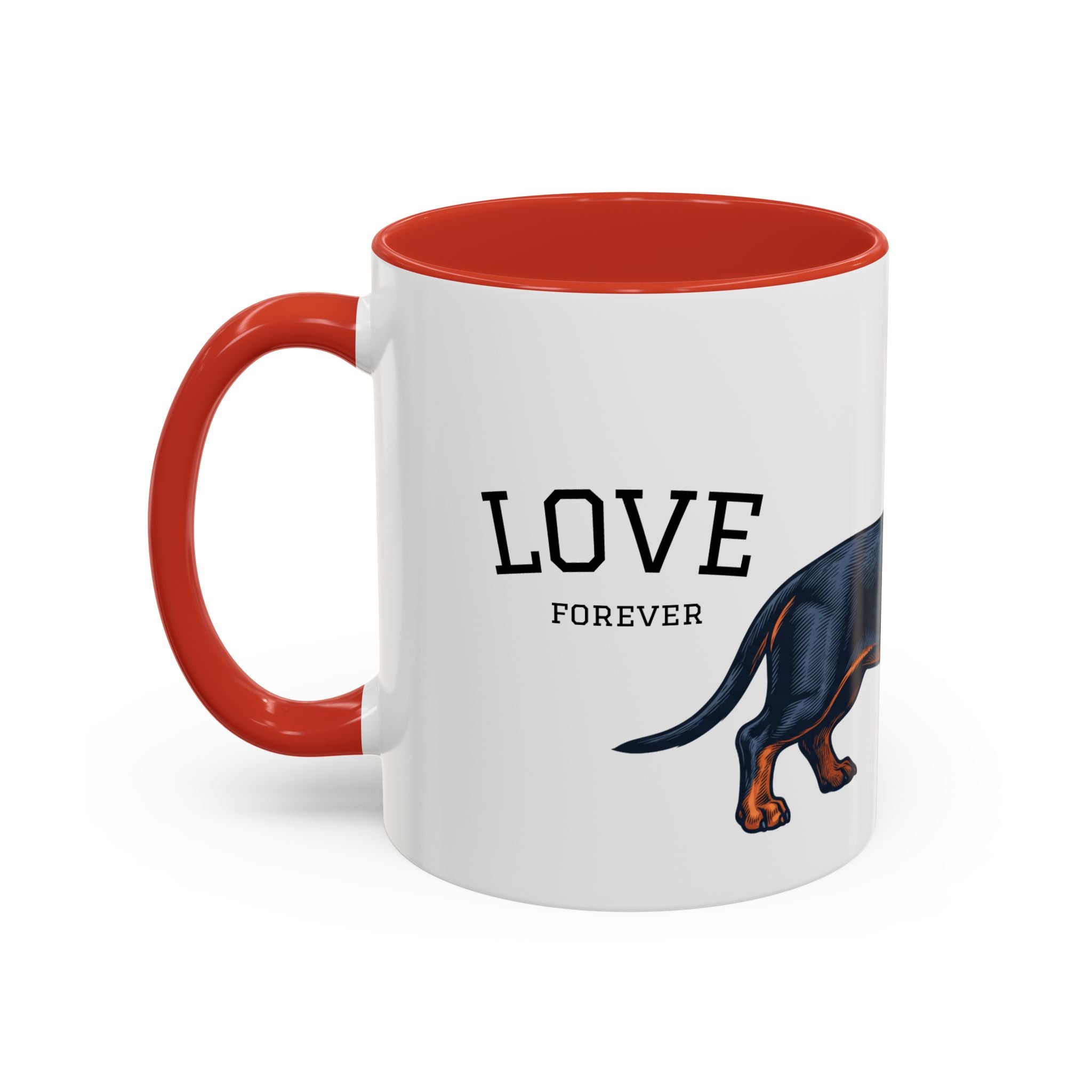 Keramik Tasse "Dackel Love"