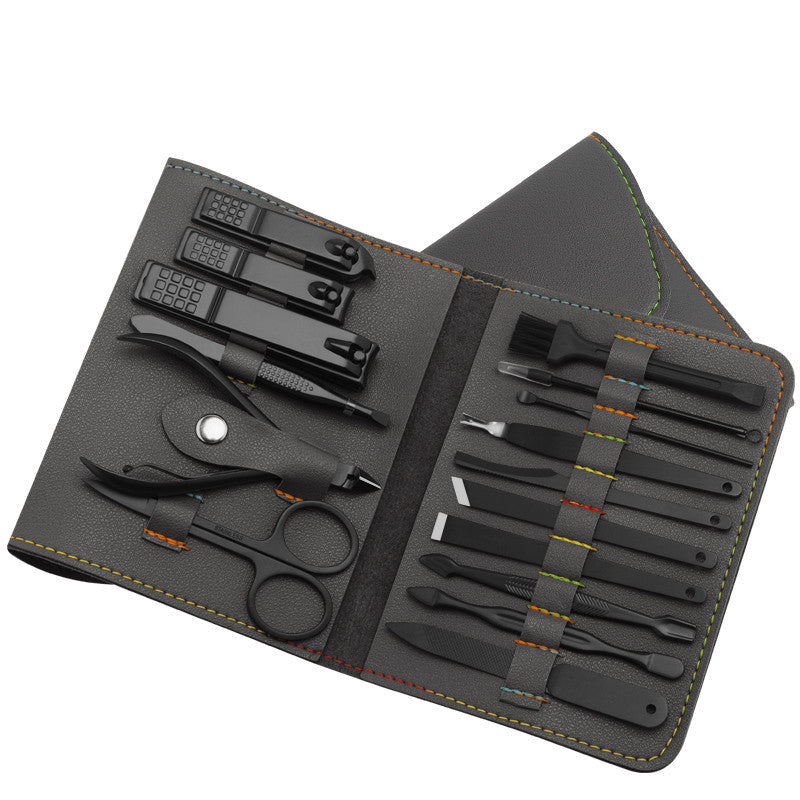 16-teiliges Maniküre- & Pediküre-Set – Profi Nagelpflege mit Etui