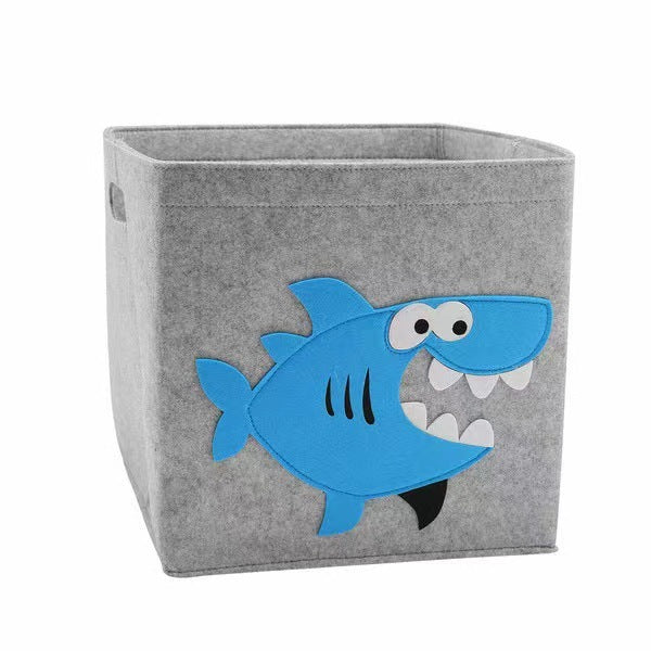 Cube Folding Storage Box Box Children's Toys Felt Cloth Fabric Basket Foldable Box