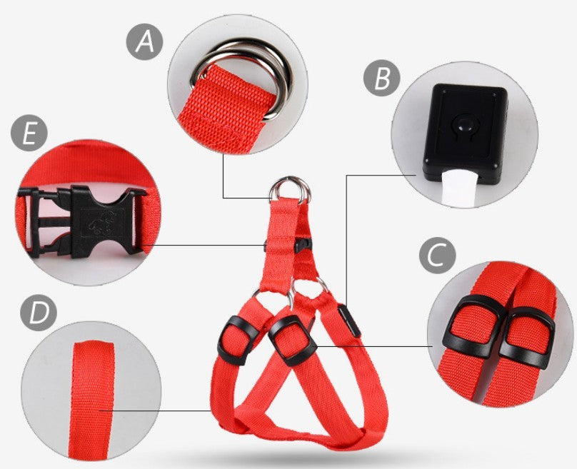 LED Hunde Geschirr