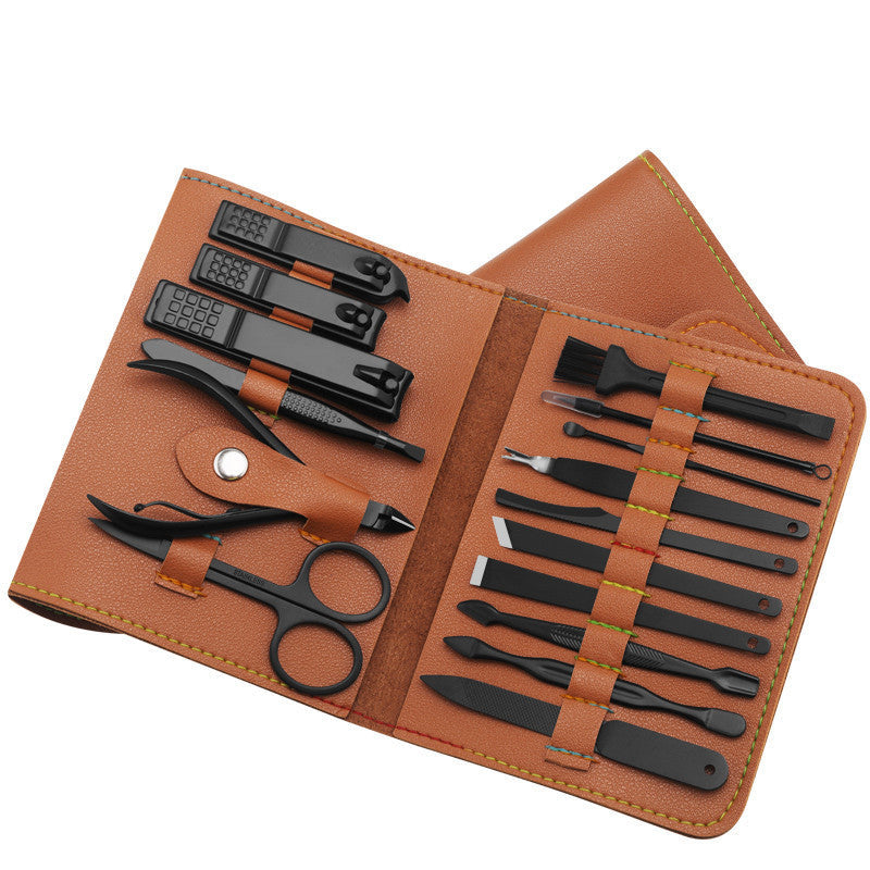 16-teiliges Maniküre- & Pediküre-Set – Profi Nagelpflege mit Etui