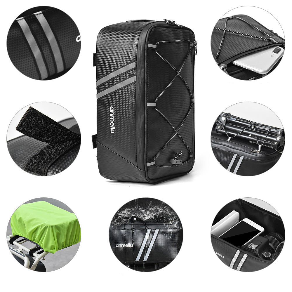 Wasserdicht und chic: Fahrradtasche