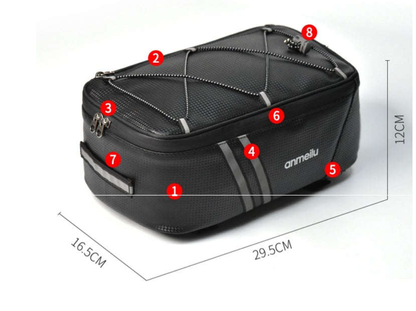Wasserdicht und chic: Fahrradtasche