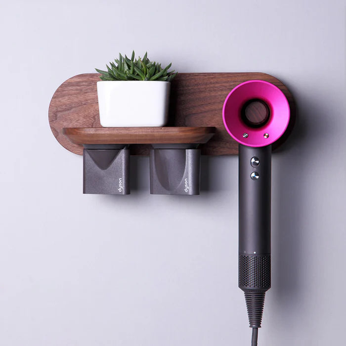 Holzregal für Designer Föhn