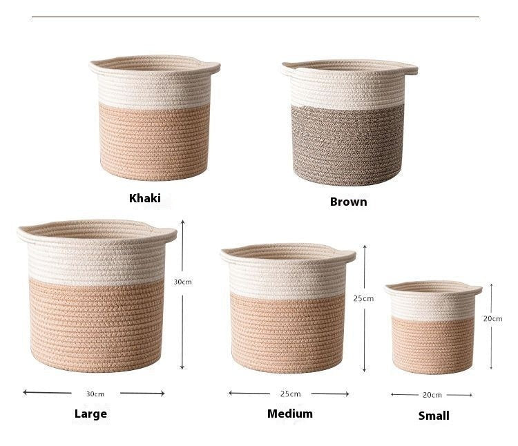 Handgefertigter Aufbewahrungskorb – Robust für Wäsche & Spielzeug