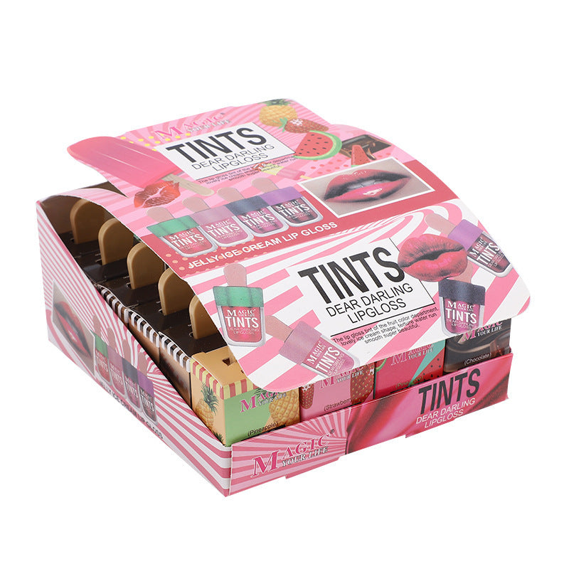 24 wasserfeste Lippenglosse. 1 Pack!