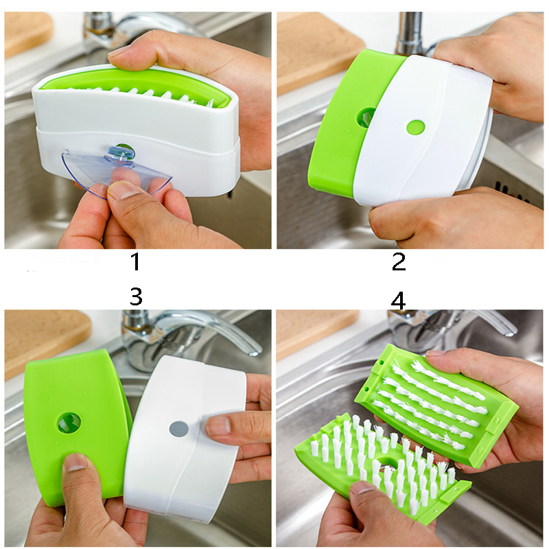 Alligator 2-in-1 Küchenbürste – Für Messer & Gemüse!