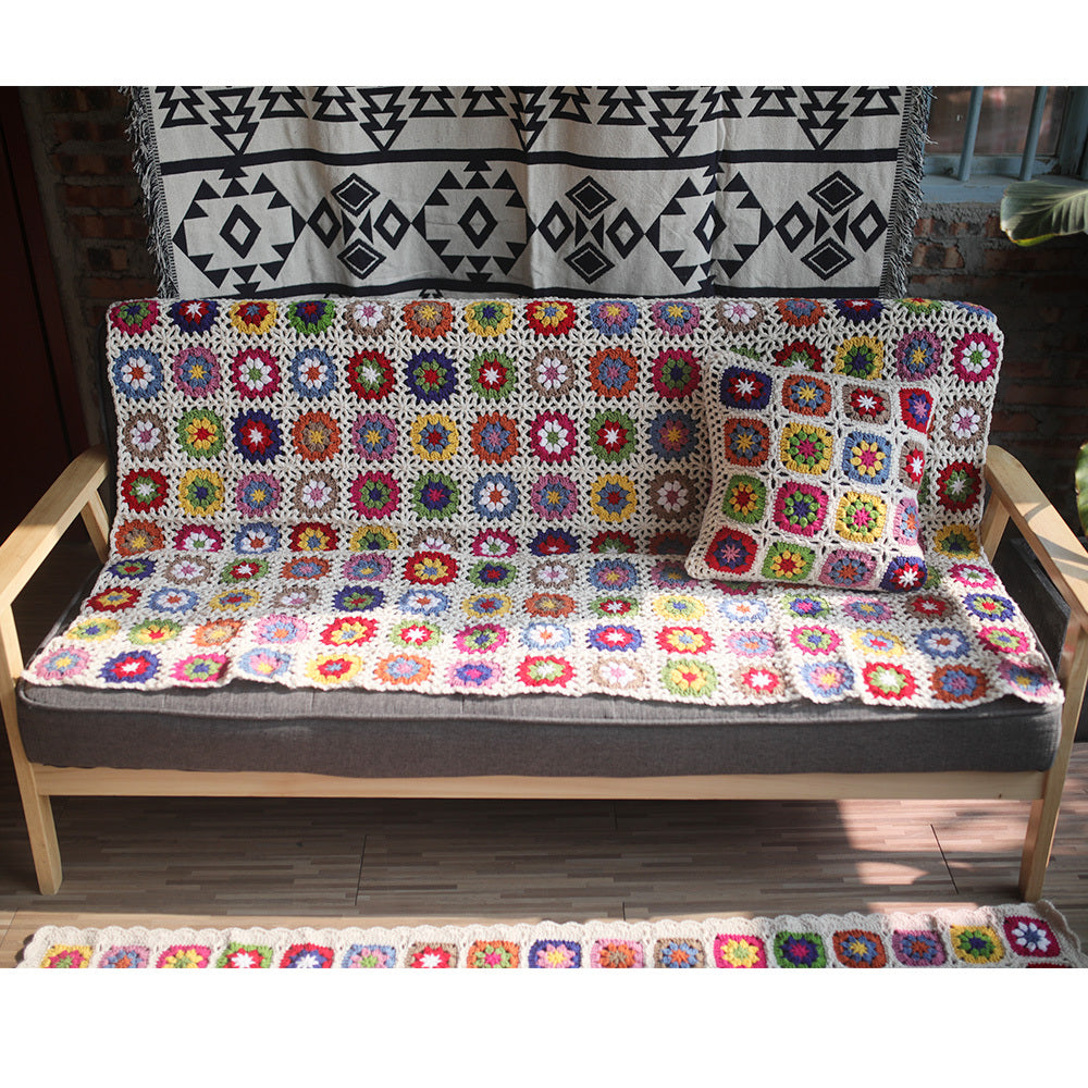 Vintage Decke Häkel Style