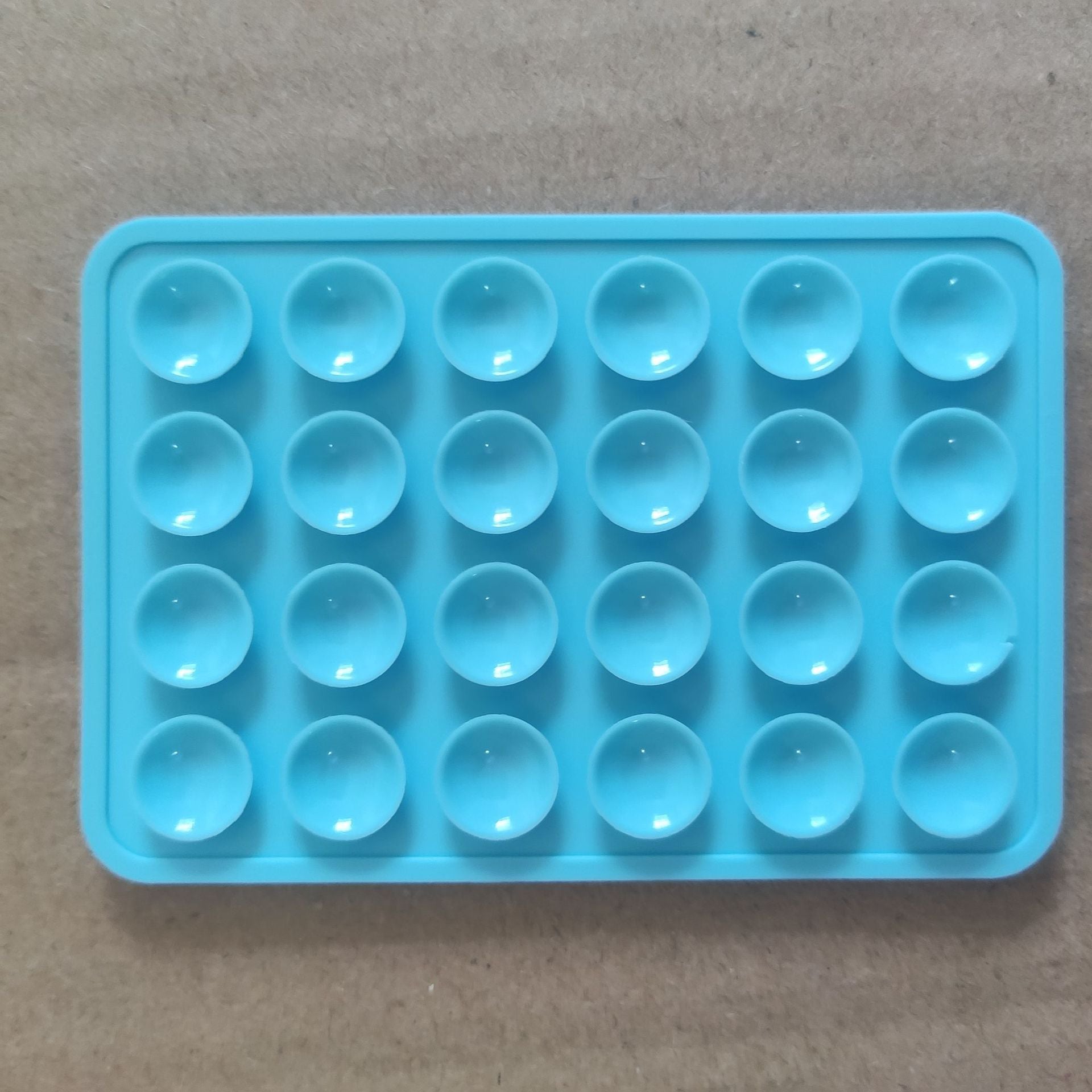 Verdickte Silikon 24-körnige quadratische Handy-Tablet-Computer-Tasche Universal-Saugnapf