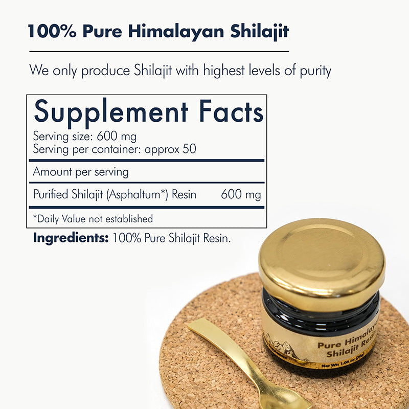 Pures Himalaya Shilajit Harz