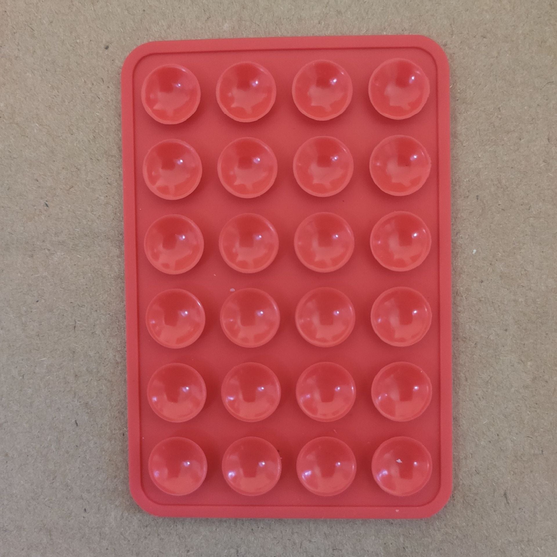 Verdickte Silikon 24-körnige quadratische Handy-Tablet-Computer-Tasche Universal-Saugnapf