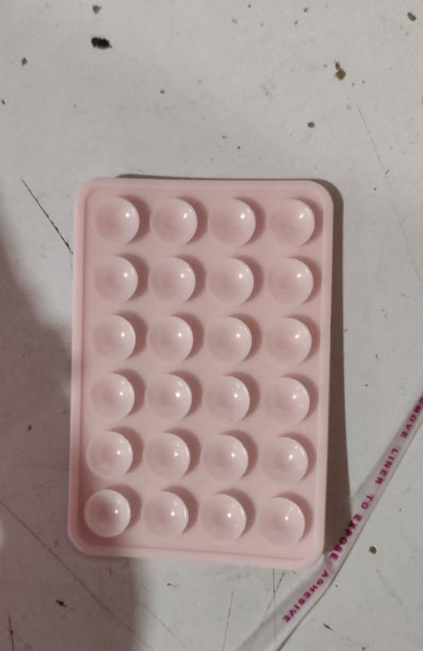 Verdickte Silikon 24-körnige quadratische Handy-Tablet-Computer-Tasche Universal-Saugnapf