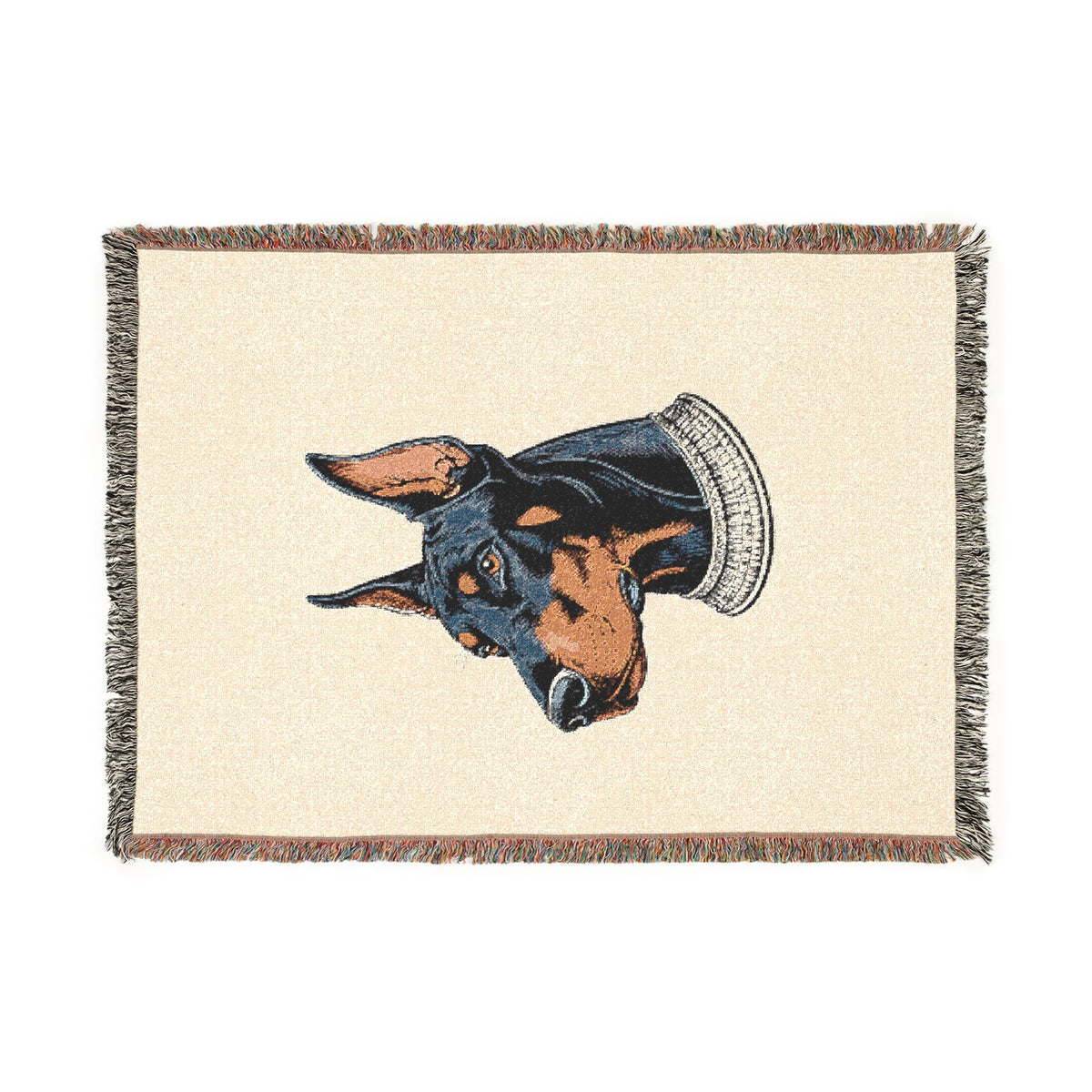Viking Dog Woven Blanket