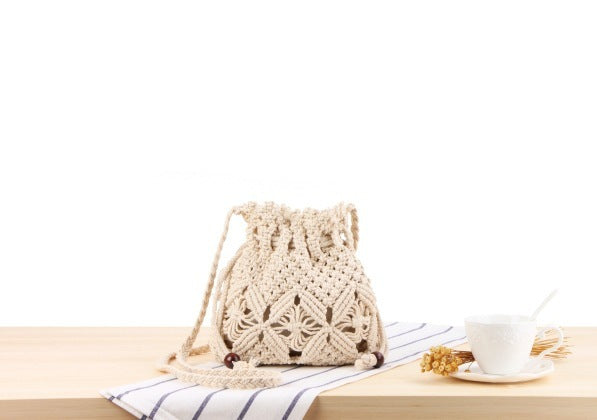 Knitted Tassel Bag Beach Women Bag woven Bag