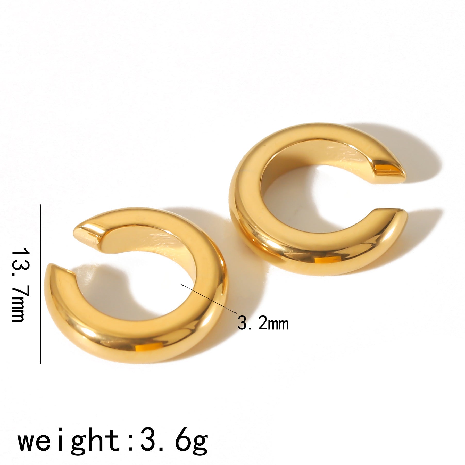 Titanium Steel Ear Clips High-grade Without Pierced Ears