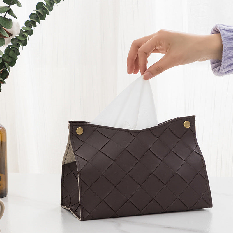 Modern Minimalist American Plaid Tissue Box Paper Extraction Box