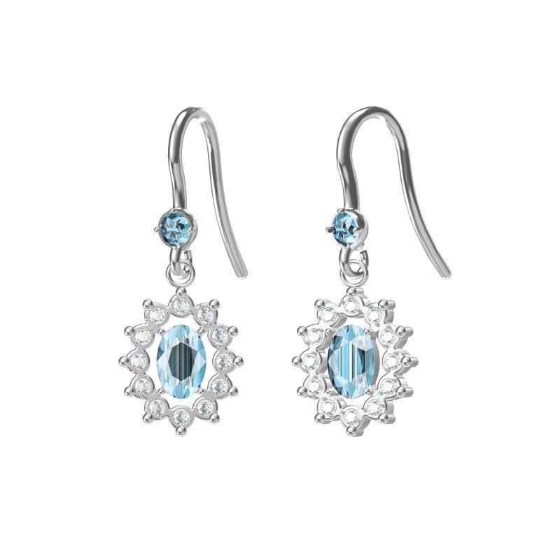 Edelstahl-Ohrringe mit Zirkonia – Herz trifft Stil.