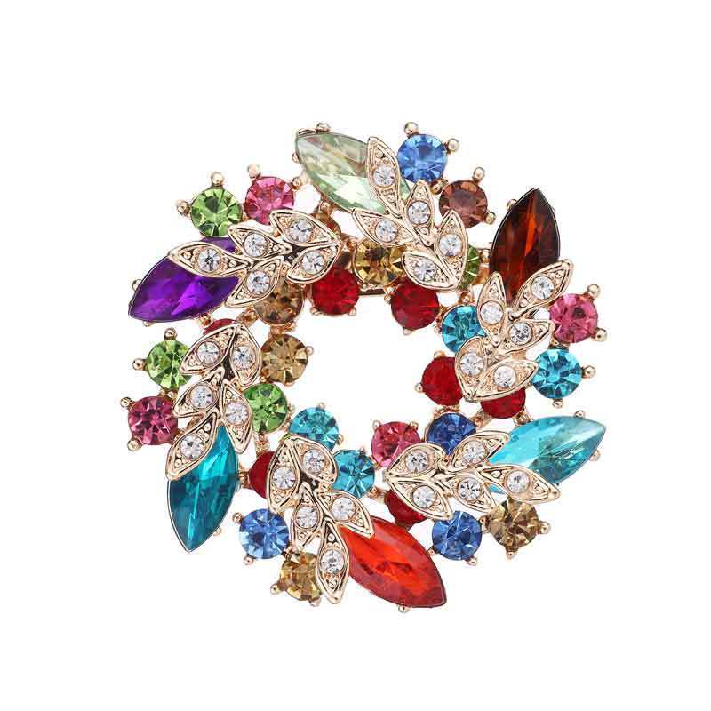 Strass-Stein Brosche Bloom