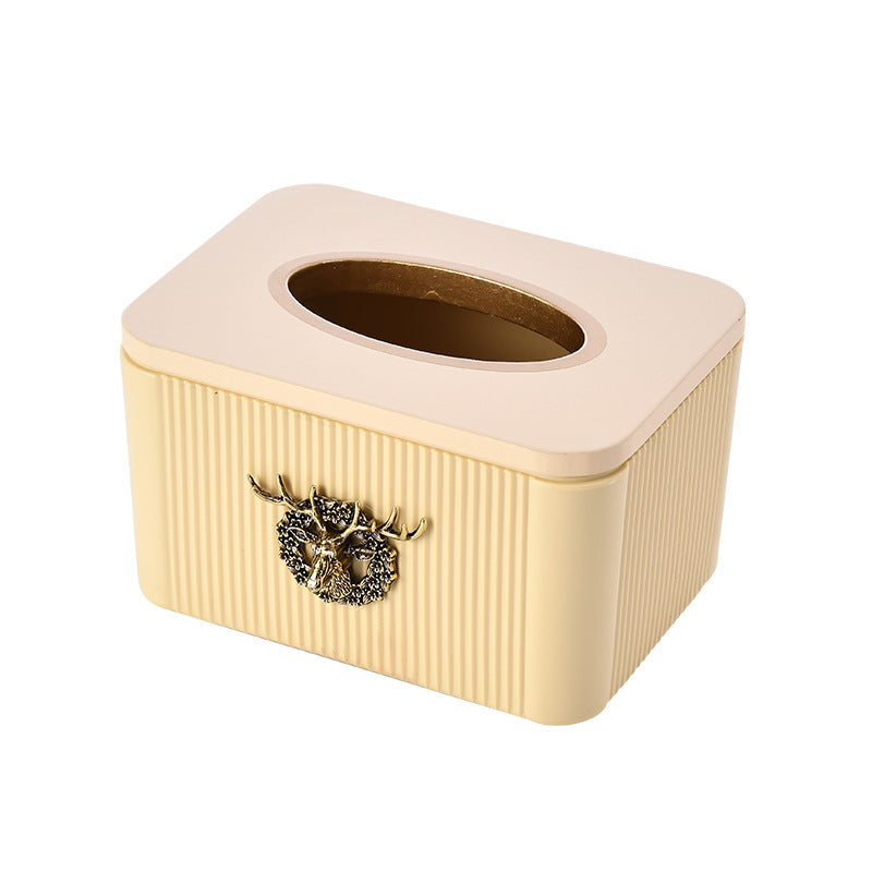 Elk Tissue Box Living Room Bedroom Creative Removable Tissue Box Home Simple Paper Box European High-end Paper Box