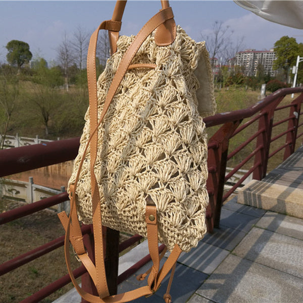 Seaside beach vacation straw bag leisure bag