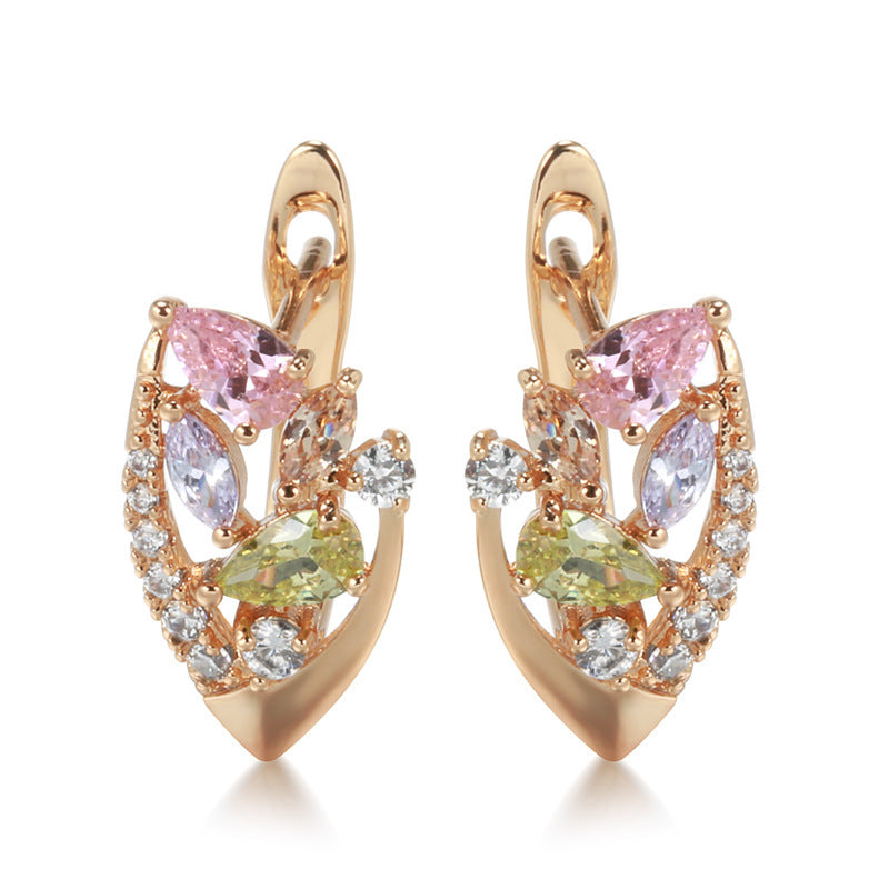 Elegante geometrische Ohrring