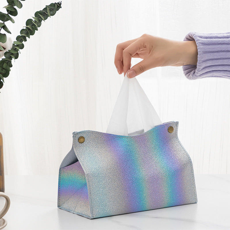 Modern Minimalist American Plaid Tissue Box Paper Extraction Box