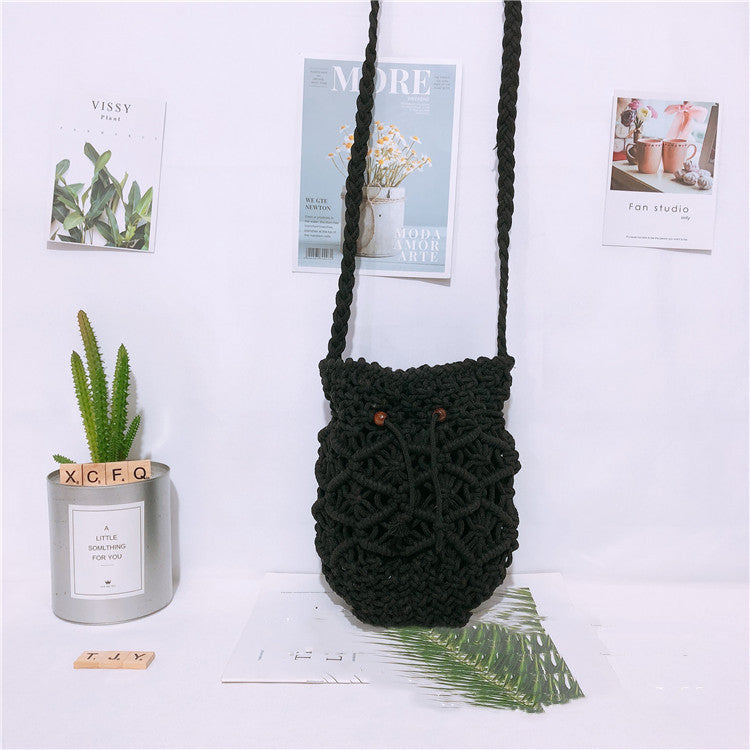 Messenger Bag Beach Vacation Straw Bag
