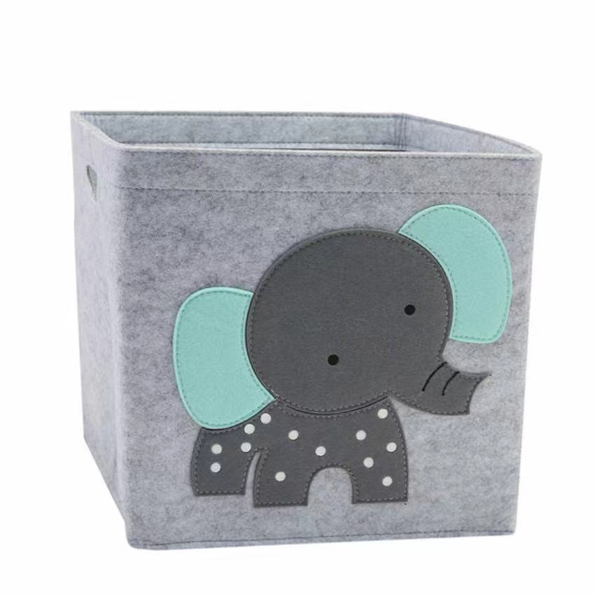 Cube Folding Storage Box Box Children's Toys Felt Cloth Fabric Basket Foldable Box
