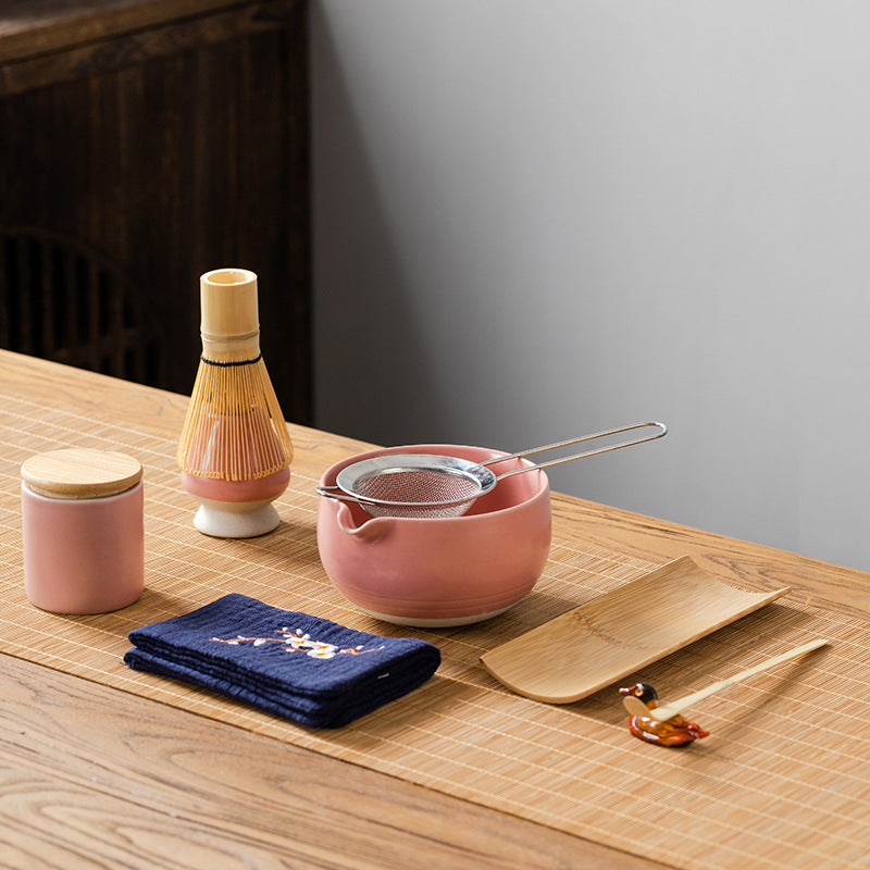 Tea Set Suit 9-piece Japanese Matcha Bowl Tea Set