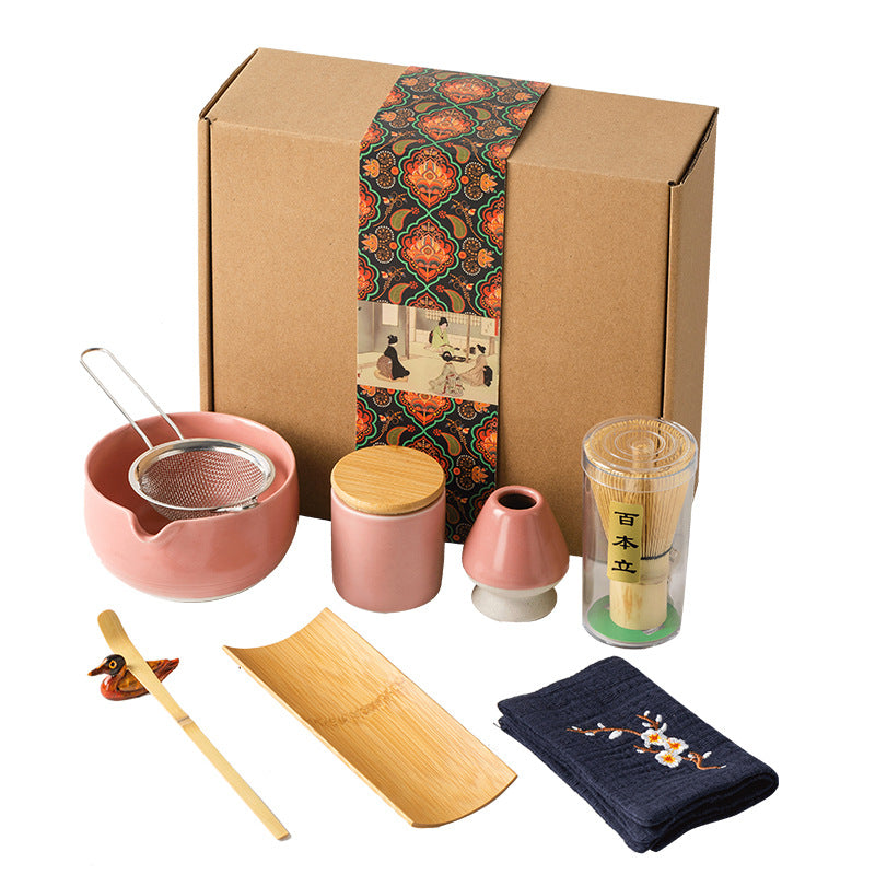 Tea Set Suit 9-piece Japanese Matcha Bowl Tea Set