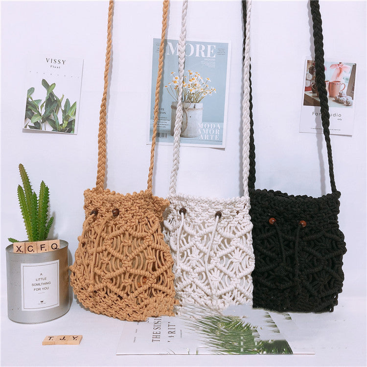 Messenger Bag Beach Vacation Straw Bag