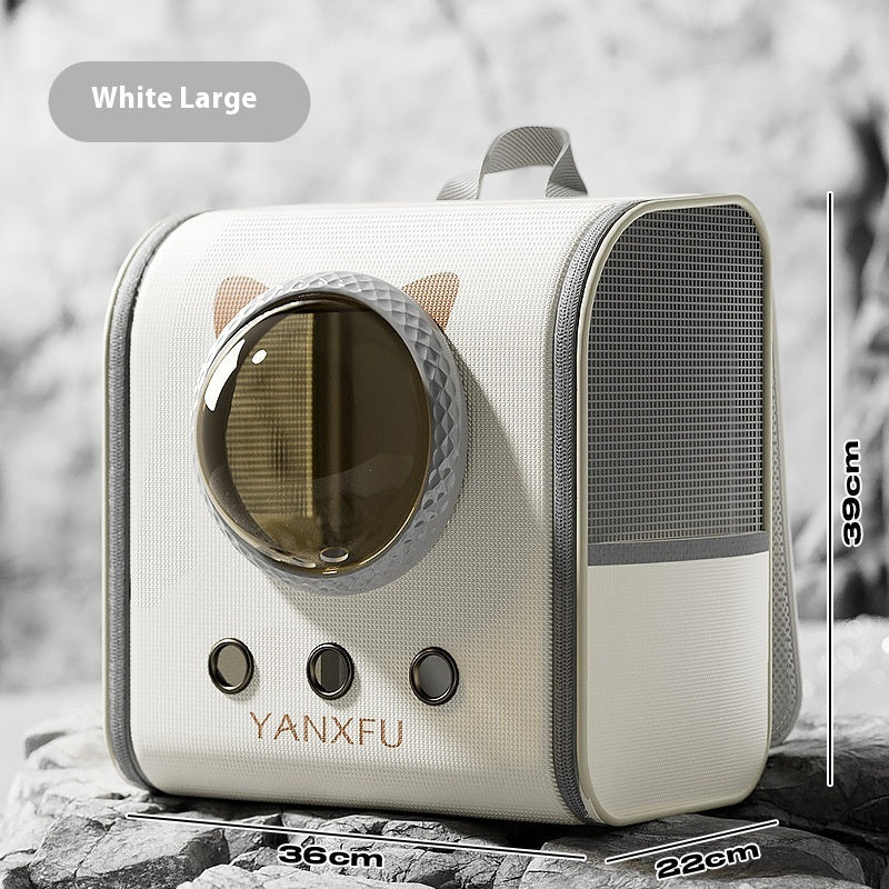 Cat Bag Portable Outdoor Pet Bag Large Capacity Anti-stress