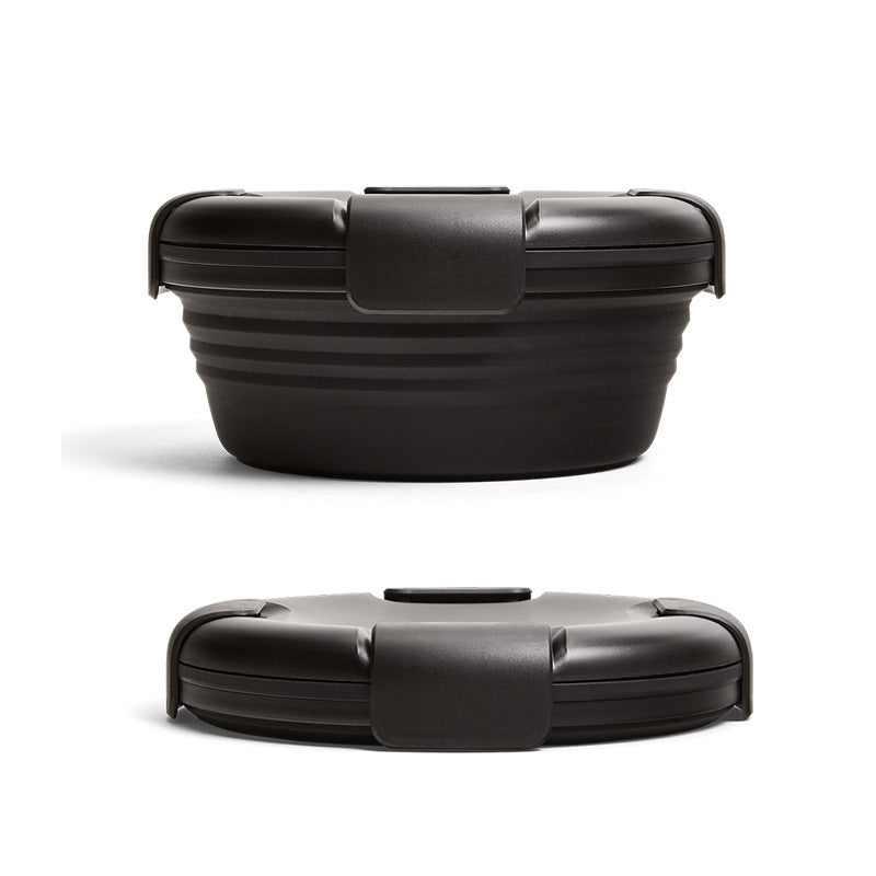 Outdoor Picnic Silicone Folding Lunch Box