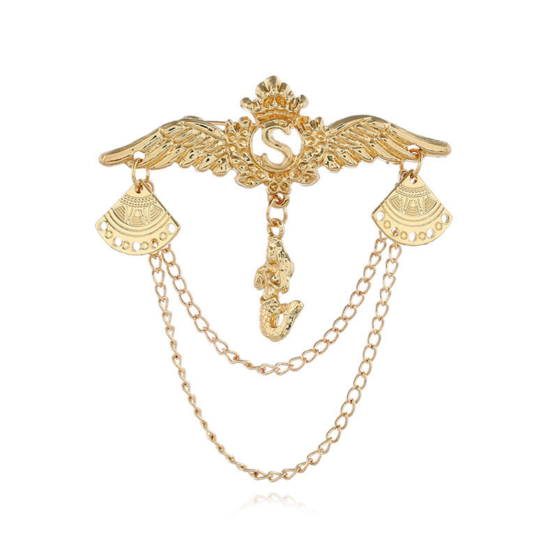 Brosche Meeresjungfrau