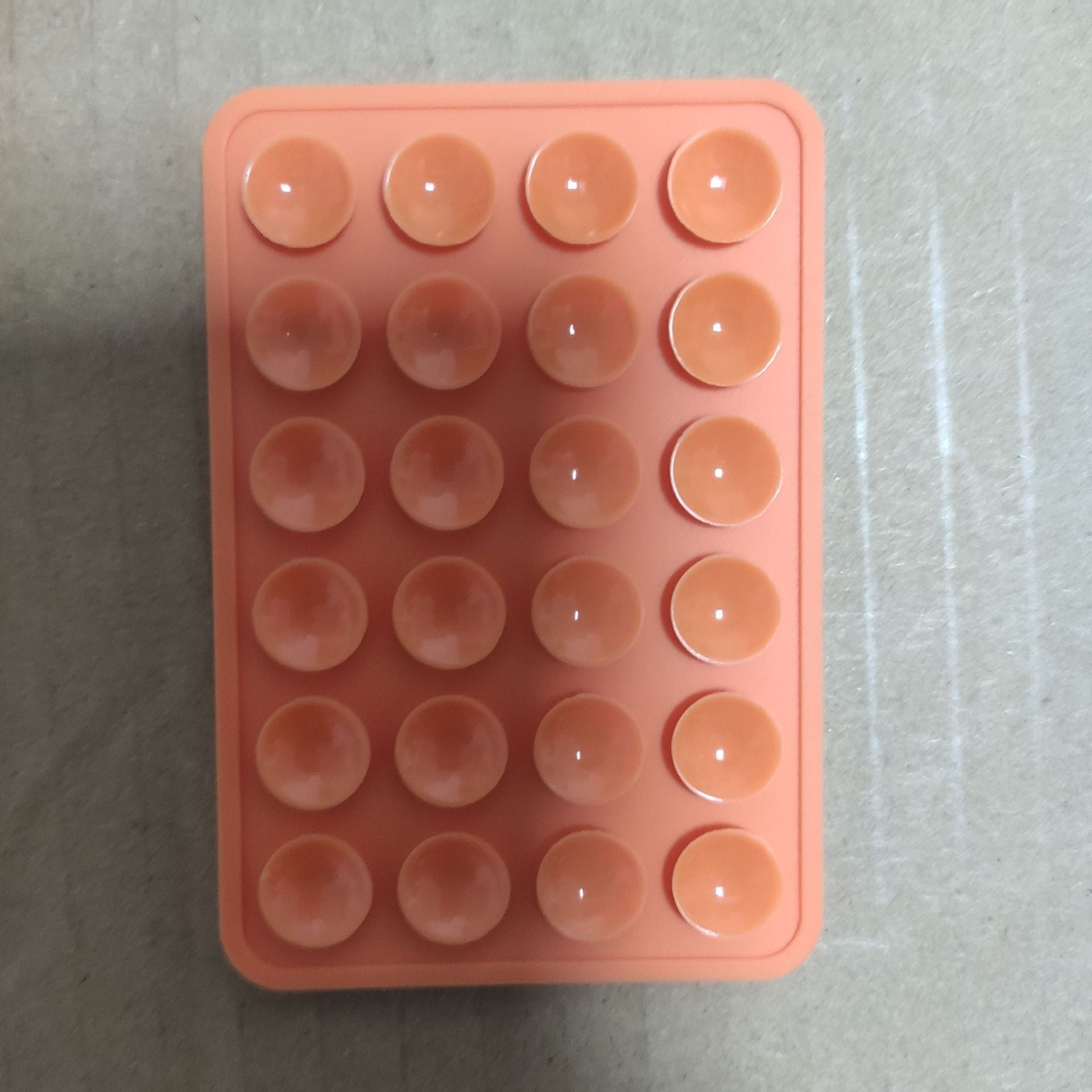 Verdickte Silikon 24-körnige quadratische Handy-Tablet-Computer-Tasche Universal-Saugnapf