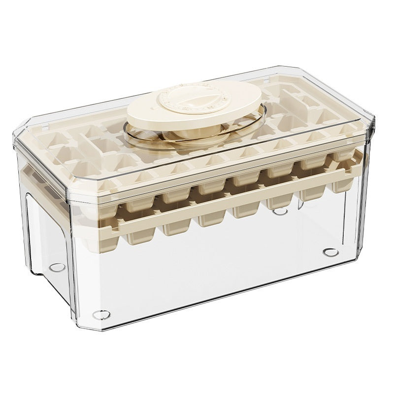 Eiswürfelform mit Drucksystem – Sauber. Schnell. Stapelbar.