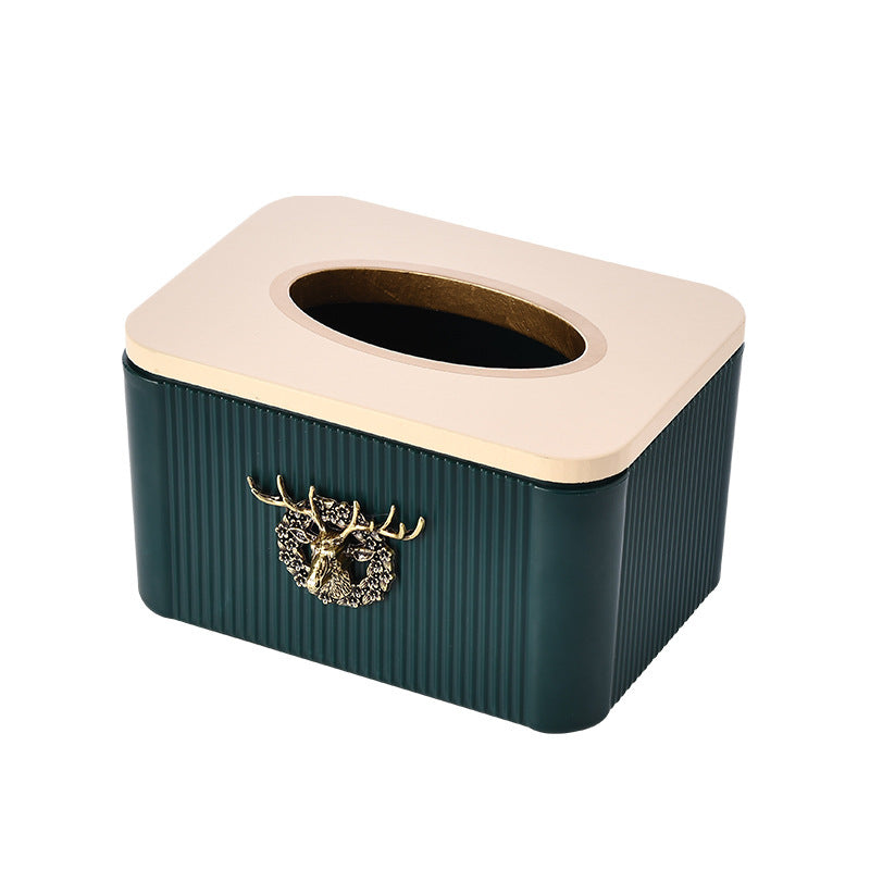 Elk Tissue Box Living Room Bedroom Creative Removable Tissue Box Home Simple Paper Box European High-end Paper Box