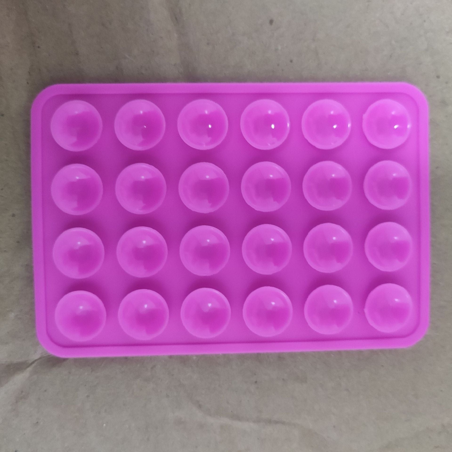 Verdickte Silikon 24-körnige quadratische Handy-Tablet-Computer-Tasche Universal-Saugnapf