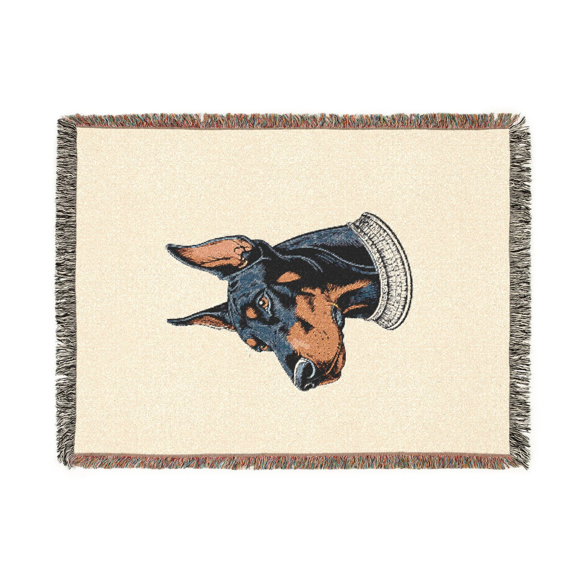 Viking Dog Woven Blanket