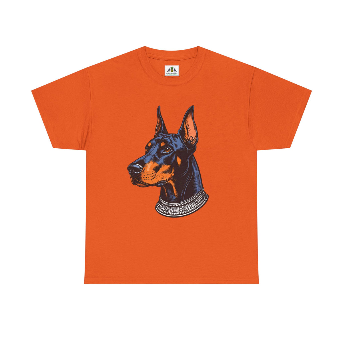 Doberman Portrait T-Shirt — Graphic Dog Lover Tee