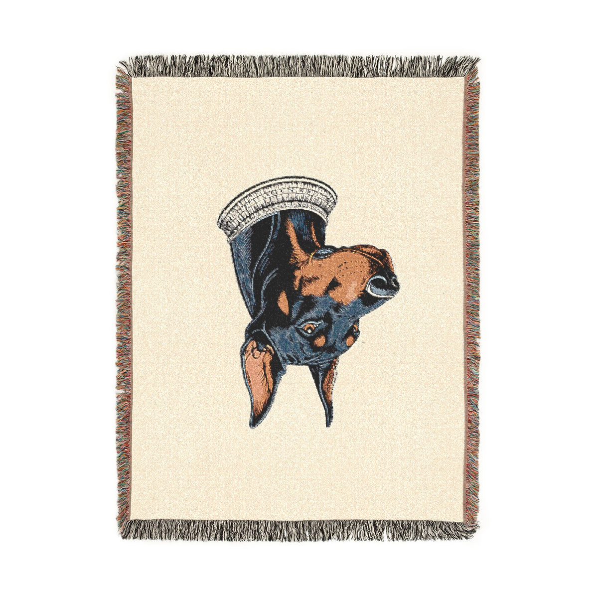 Viking Dog Woven Blanket