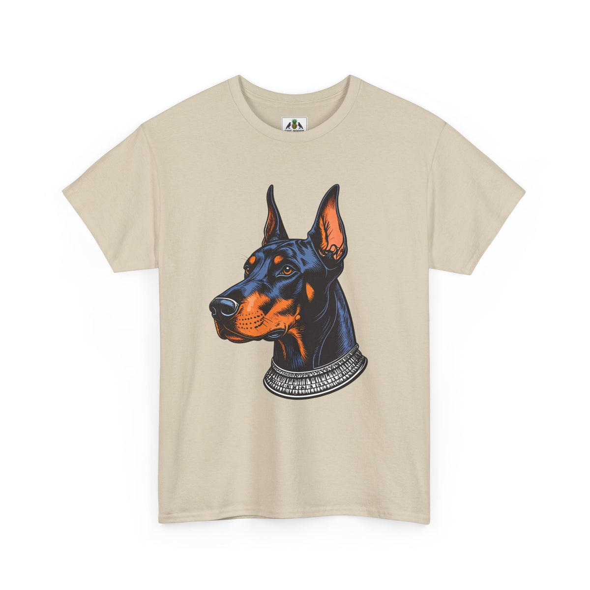Doberman Portrait T-Shirt — Graphic Dog Lover Tee