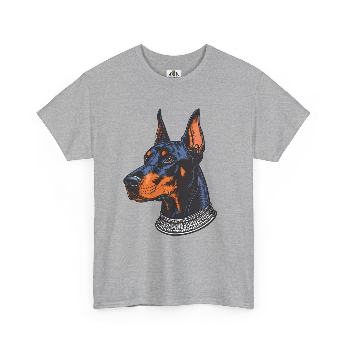 Doberman Portrait T-Shirt — Graphic Dog Lover Tee