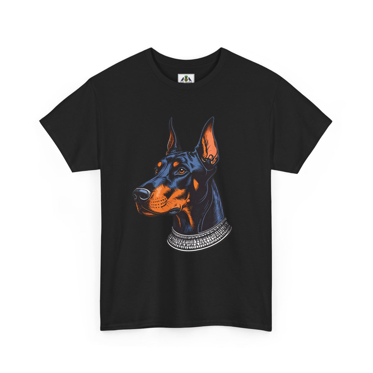 Doberman Portrait T-Shirt — Graphic Dog Lover Tee