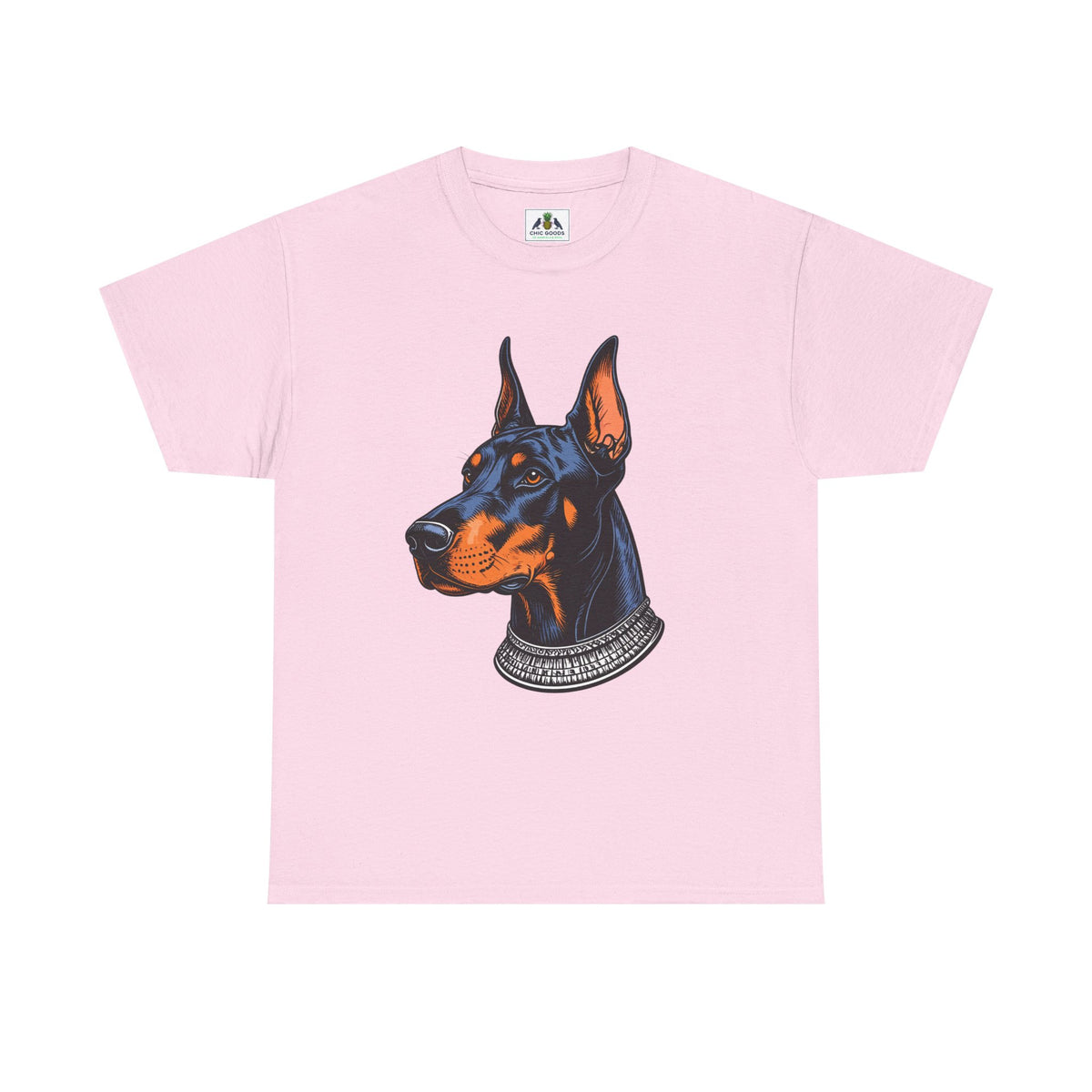 Doberman Portrait T-Shirt — Graphic Dog Lover Tee
