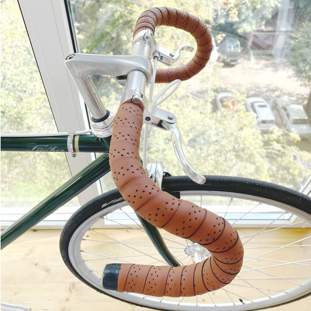 Stylische PU-Leder Griffe für Fahrradlenker